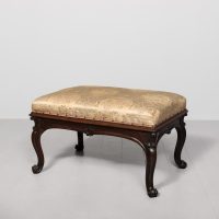Large 19th-century Rosewood Stool