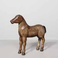 Carved Wooden Model of a Horse