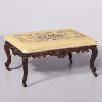 Exhibition Quality Carved Rosewood Centre Stool