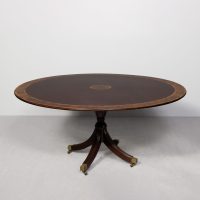 Large Regency Style Circular Breakfast Table