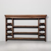 George III oak wall rack in excellent original condition
