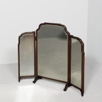 Whytock and Reid of Edinburgh, Bevelled-edge, Tryptic Dressing Mirror.