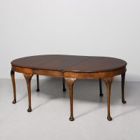 George II Style Walnut Dining Table
