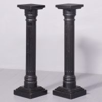 Pair of Ebonised Torcheres