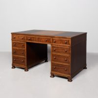 Whytock &amp; Reid of Edinburgh 3 Part Pedestal Desk
