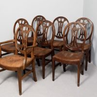 Set of 6 Quality Adam Style Dining Chairs