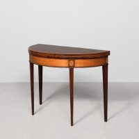 Bruce &amp; Burns of Edinburgh George III Mahogany &amp; Inlaid Card Table