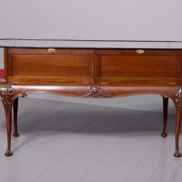 Large Mahogany and Glazed Display Cabinet of Generous Proportions