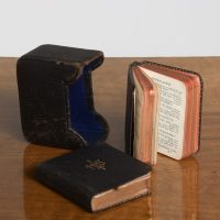 Victorian miniature leather-bound set of The Book of Common Prayer