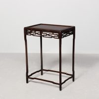 Large Chinese Hongmu hardwood occasional table.