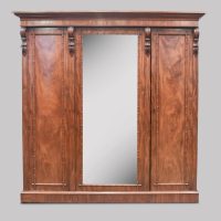 Early Victorian 3 Door Robe
