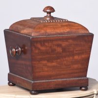 Rare, Neat-Sized George III Mahogany Table-Top Cellarette