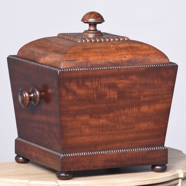 Rare, Neat-Sized George III Mahogany Table-Top Cellarette