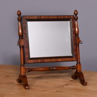 George 3rd, neat-sizes mahogany dressing glass