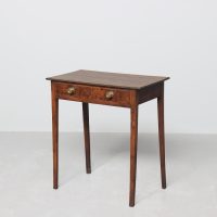 Solid Yew Wood Georgian Side Table