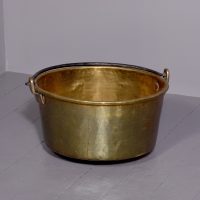 Massive Brass Jelly Pan or Log Cauldron