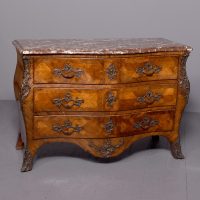 Louis XV Style Marble Top Commode