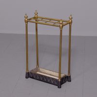 Victorian Brass and Cast Iron Stick Stand