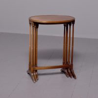 Nest of Three Georgian Style Occasional Tables