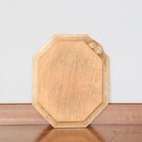 Carved Oak Mouseman Cheeseboard