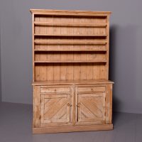Mid-19th-century rustic Irish pine dresser