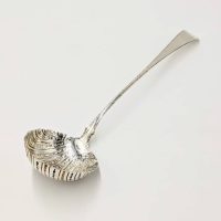 1767 Antique Georgian Solid Silver Large Soup Ladle 33cm 156.5g