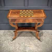 Regency Mahogany Games/Chess Table