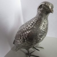 SOLID  SILVER BIRD PERFECT CONDITION  London Maker E Barnard  280 grams