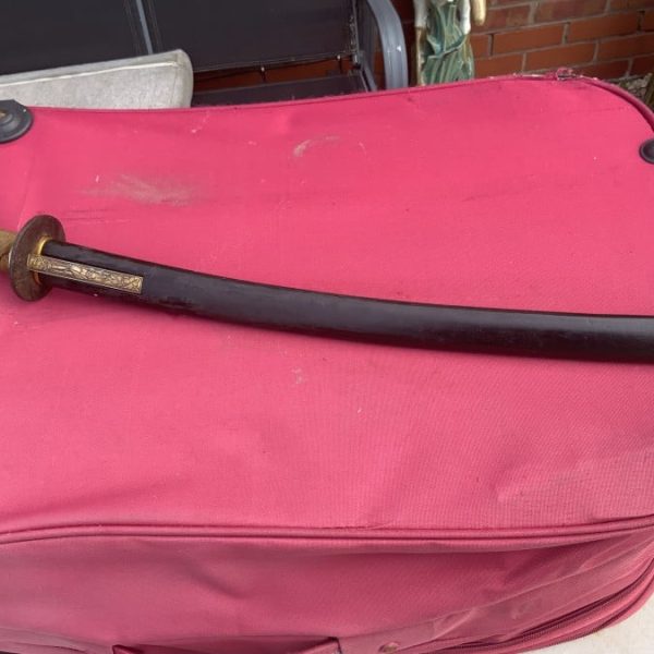 Samurai sword signed blade