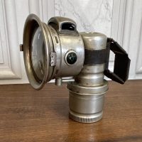 ANTIQUE CARBIDE LAMP BY HENRY MILLER OF BIRMINGHAM