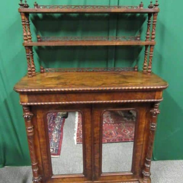 SOLD Victorian Burr walnut chiffonier