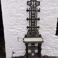 SOLD Victorian cast metal aesthetic hallstand