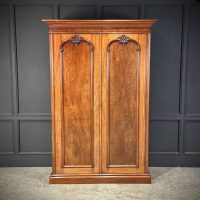 Victorian Mahogany Double Wardrobe