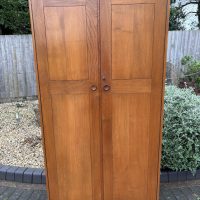 Mid Century Ercol Windsor Elm Single Wardrobe