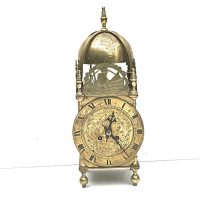 LAING OF GLASGOW Lantern Clock Twin Train Circa 1900’s