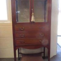 SOLD Edwardian mahogany music cabinet