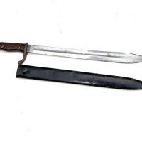 GERMAN 1WW BUTCHER BAYONET &amp; SCABBARD