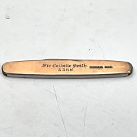 SIR COLVILLE SMITH GOLD POCKET KNIFE. MASONIC 5368