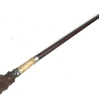 GENTLEMANS WALKING STICK/SWORD STICK WITH NOVEL HANDLE