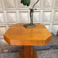 Art Deco Walnut and Oak sofa table