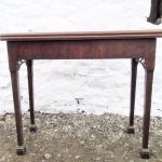 SOLD Georgian mahogany fold over tea table