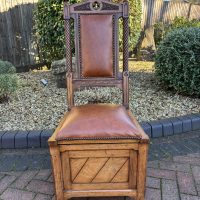 Gothic Revival Walnut Chair