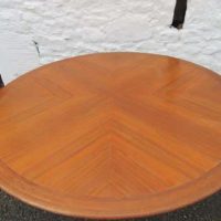 SOLD 20th cent modernist teak and rosewood centre table