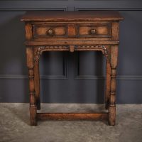 Small Oak Side Table by Titchmarsh &amp; Goodwin