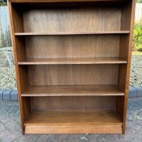 Mid Century Mahogany Bookcase by Herbert E Gibbs