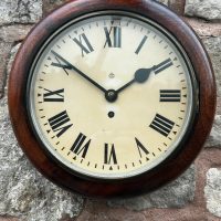 Vintage drop dial Clock &#8211; Fusee movement