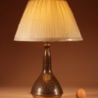 Amsterdam School Very Stylish Brass Original Table Lamp.