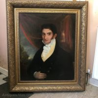 Oil Portrait Captain John Campbell Of Melfort Argyll 1769-1801 Antique 18th Paintings