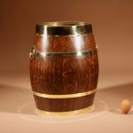 A Coopered Original Oval Oak Umbrella / Stick Stand.