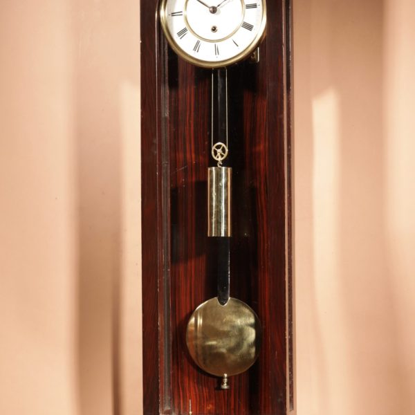 A Interesting Elegant Black Forest Regulator Wall Clock In The Vienna Style.